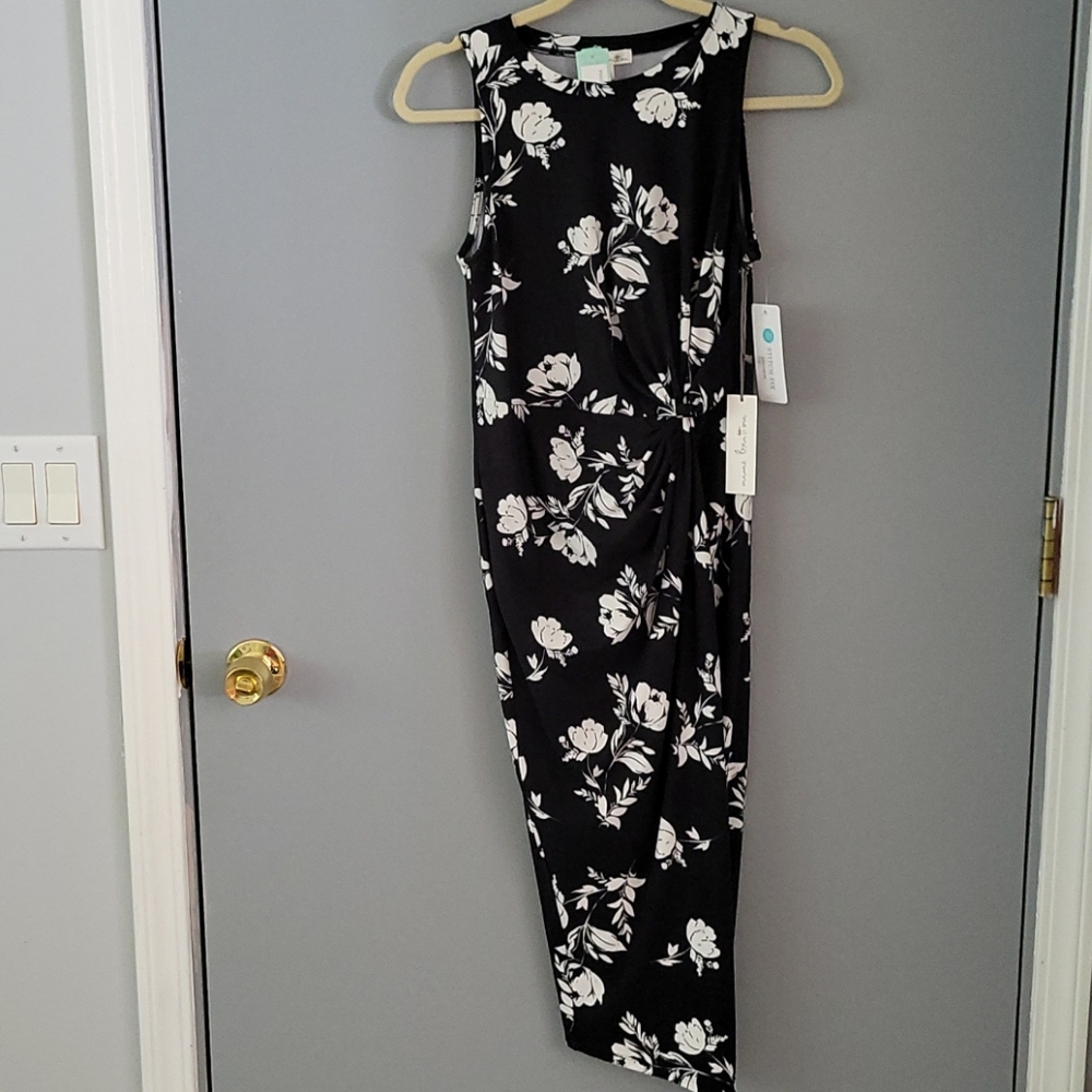 Nine Britton Abigail Brushed Knit Midi Dress